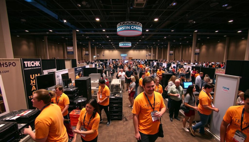 behind the scenes techspo event | TECHSPO Los Angeles Technology Expo behind the scenes techspo event